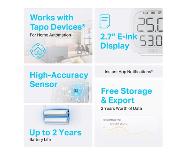 TP-LINK Tapo T315 Smart Temperature & Humidity Monitor