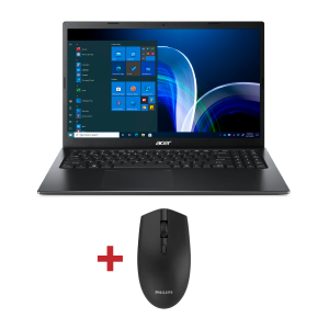 ACER Extensa 15 EX215 15.6'' FHD/ Intel Core i3-1115G4/ 8GB/ 256GB SSD/ Windows 11 Laptop + Ασύρματο Ποντίκι PHILIPS SPK7404