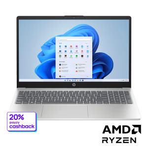 HP 15-fc0008nv 15.6'' FHD/ AMD Ryzen 5 7520U/ 16GB/ 512GB SSD/ Windows 11 Home Laptop Silver