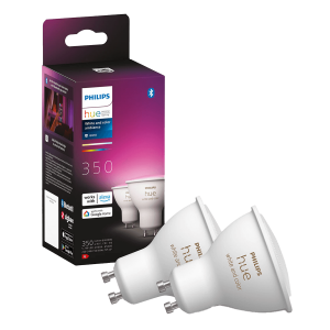 PHILIPS Hue White & Color Ambiance Έξυπνος Λαμπτήρας GU10 5.7W (2 Τεμάχια)