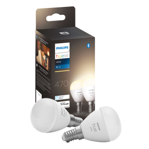 PHILIPS Hue White Έξυπνος Λαμπτήρας Luster 5.7W E14 (2 Τεμάχια)