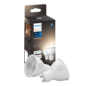 PHILIPS Hue White Έξυπνος Λαμπτήρας GU10 5.2W (2 Τεμάχια)