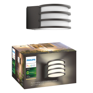 PHILIPS Hue Lucca Επιτοίχιο Φωτιστικό Εξωτερικών Χώρων