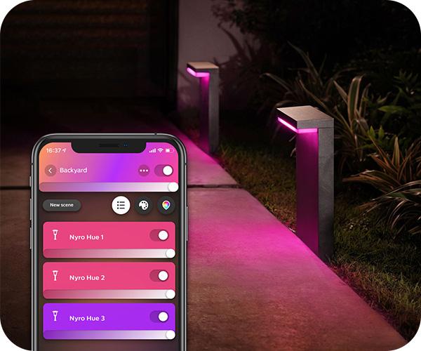 PHILIPS Hue White & Color ambiance nyro pedestal ios
