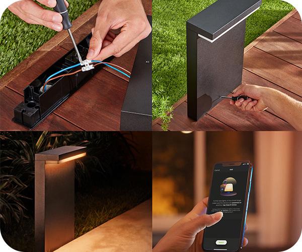 PHILIPS Hue White & Color ambiance nyro pedestal app