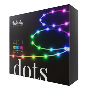 TWINKLY DOTS LIGHTS 400 LED RGB 20m BLK