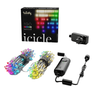 TWINKLY ICICLE 190 LED RGBW TRANSPARENT
