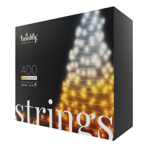 TWINKLY STRINGS 250 LED AWW BLACK WIRE