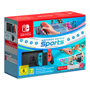 Nintendo Switch (Blue & Red Joy-Con) + Nintendo Switch Sports + Συνδρομή 12 μηνών Nintendo Switch Online
