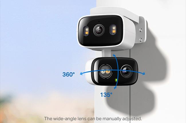  TP-LINK Tapo C246D Dual Lens Pan/ Tilt εσωτερική/ εξωτερική κάμερα