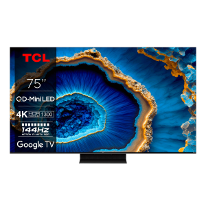 TCL 75C805 75'' QLED 4K Smart TV Τηλεόραση