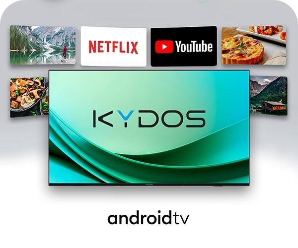 KYDOS K43AU22SQ01B QLED 4K android TV τηλεόραση
