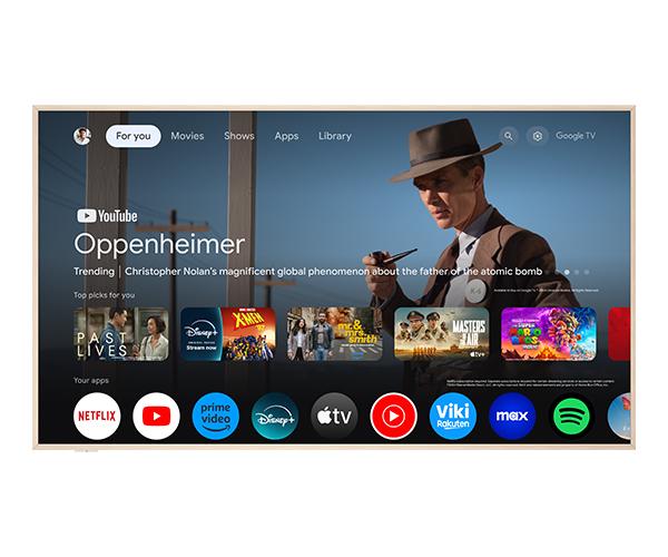 TCL 65A300W 65'' QLED 4K Smart TV Τηλεόραση