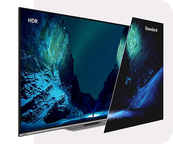 TOSHIBA 55QV2463DG High Dynamic Range (HDR)