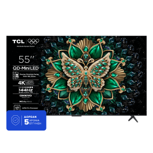 TCL 55C6K 55'' Premium QD-MiniLED TV Black Τηλεόραση