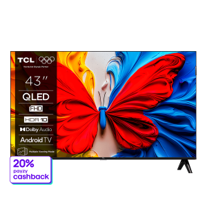 TCL 43S5K 43'' FHD QLED TV Τηλεόραση Black