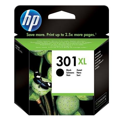 HP doxeio melanis 301XL mayro