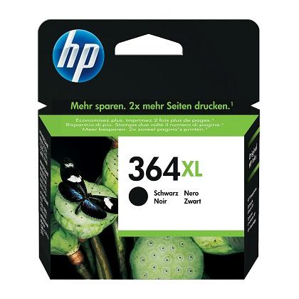 HP doxeio melanis 364XL mayro