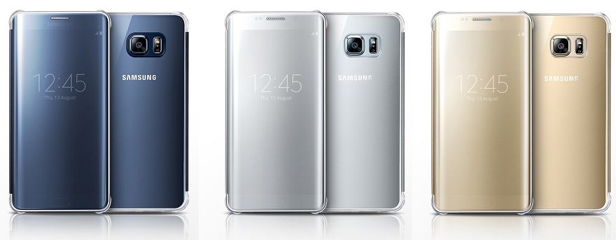 galaxy s6 edge clear view cover case