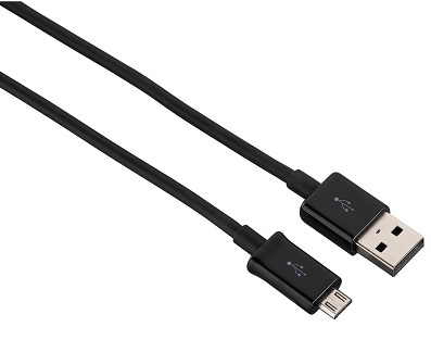 CABLE HAMA USB TO MICRO USB 0.90m BLACK