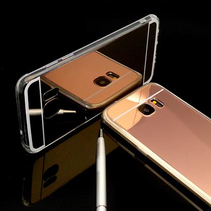 INOS case Mirror SAMSUNG Galaxy S7 Edge Rose Gold