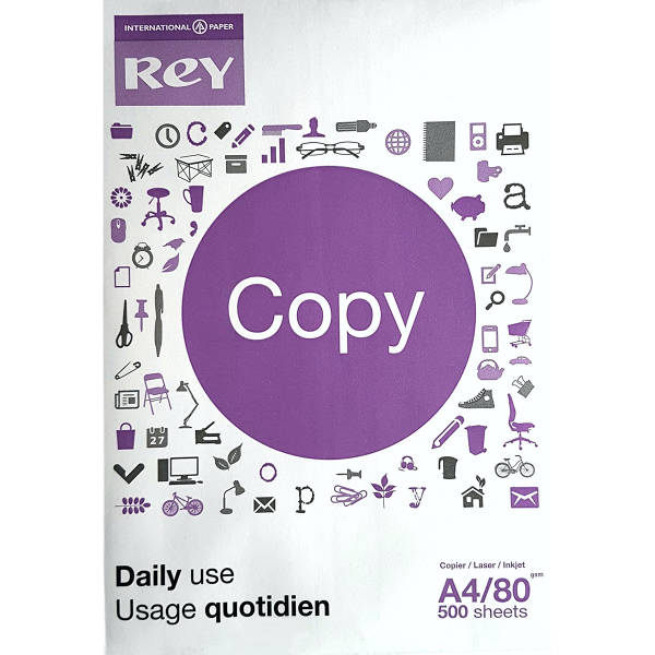 REY copy χαρτί φωτοτυπικού Α4 500 φύλλα 80gr