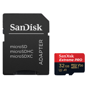 SANDISK κάρτα μνήμης Extreme Pro micro SDHC 32GB με αντάπτορα