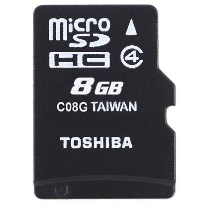 TOSHIBA Micro SDHC M102 8GB