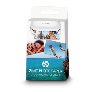 HP ZINK φωτογραφικό χαρτί εκτύπωσης (SPROCKET) Sticky-Backed 20 φύλλα