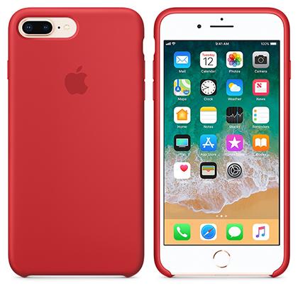 APPLE thiki silikonis iPhone 8/7 Plus (PRODUCT) RED kokkini