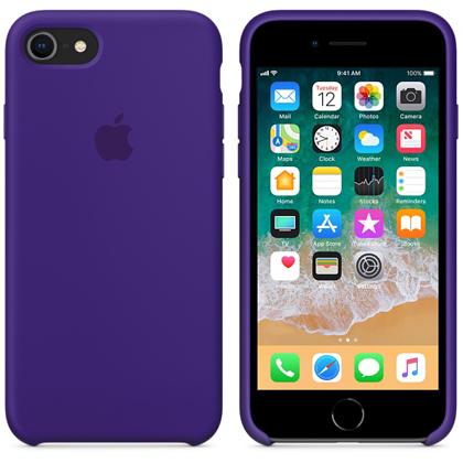iPhone7_8 Silicone Case violeti