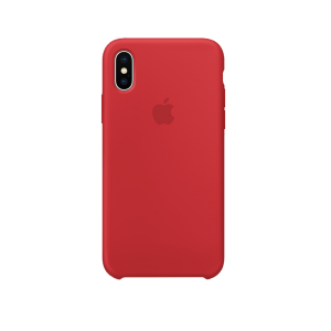 APPLE θήκη σιλικόνης iPhone X (PRODUCT) RED Κόκκινη