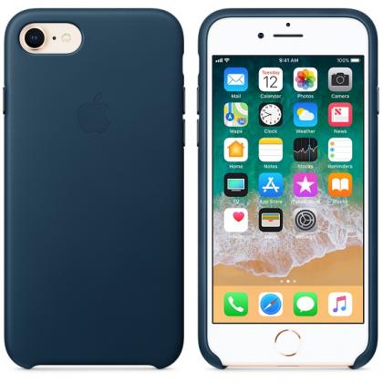 iPhone7_8 Leather Case Skouro Mple_Blue