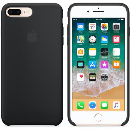 iPhone7_8 Plus Silicone Case Black