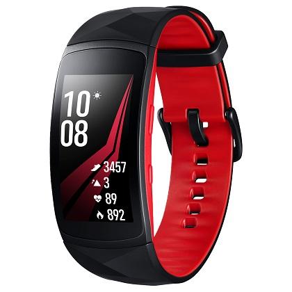 SAMSUNG Gear Fit2 Pro (Small) Black Red