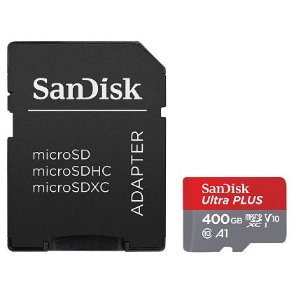 SANDISK karta mnimis ULTRA microSDXC 400GB me antaptora