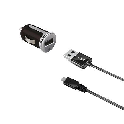 CELLY car charger 2.4A Micro USB cable