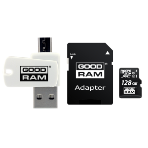 GOODRAM M1A4 All in One card reader-κάρτα μνήμης 128GB-αντάπτορας