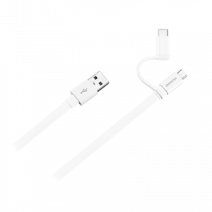 Καλώδιο HUAWEI USB σε Micro USB και Type C με αντάπτορα 1.5 μέτρα