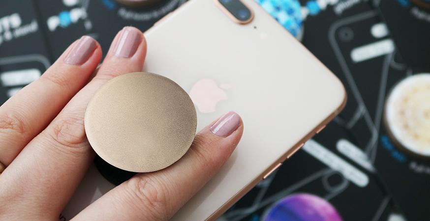 POPSOCKETS Gold Aluminum 