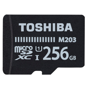 TOSHIBA κάρτα μνήμης Micro SDXC M203 256GB με αντάπτορα