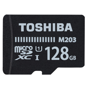 TOSHIBA κάρτα μνήμης Micro SDXC M203 128GB με αντάπτορα