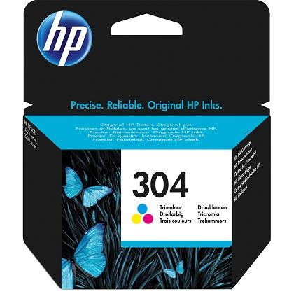 HP doxeio melanis 304 triwn xrwmatwn Original Ink​