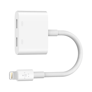 BELKIN Adaptor Lightning Audio + Charger Rockstar