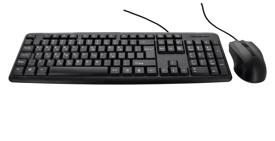 LAMTECH set Desktop wired keyboard & mouse