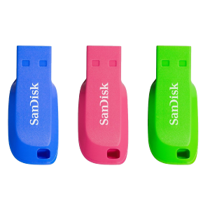 SANDISK μνήμη USB 2.0 Blade 16GB (2 Τεμάχια +1 Δώρο)