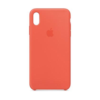 ΑPPLE thiki silikonis iPhone Xs Max portokali