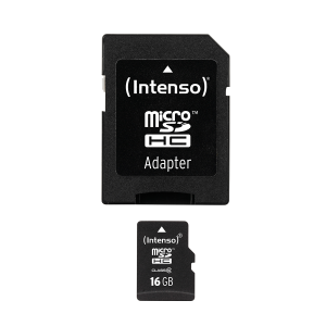 INTENSO κάρτα μνήμης Micro SDHC Class 10 16GB με αντάπτορα