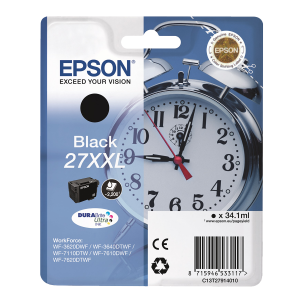 EPSON μελάνι 27XXL DURABrite Ultra Μαύρο