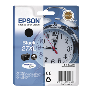 EPSON μελάνι 27XL DURABrite Ultra Μαύρο